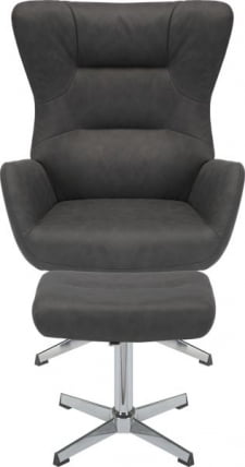 Кресло-реклайнер Еверпроф Аппле Ткань Темно-серый / Everprof Apple_1