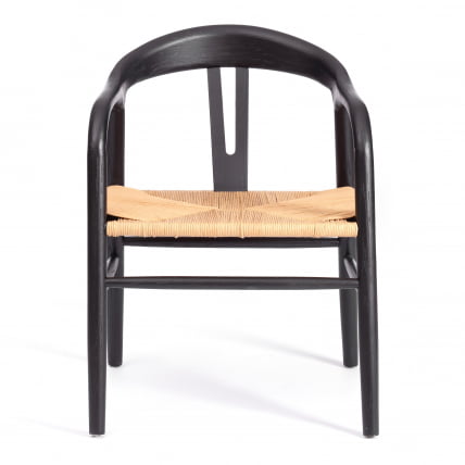 Стул ВАЛИ дерево вяз, черный, 50х46х77 см / VALI_4