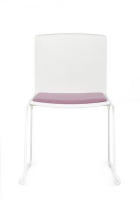 Кресло Simple X-19 Белый/Розовый_4