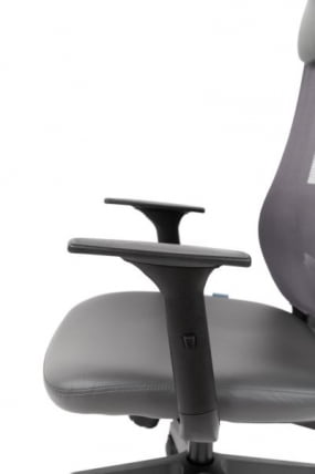 Офисное кресло CХАИРМАН 500 ЛТ (ЛТ) ЭКО экокожа Серый / CHAIRMAN (LT)_12