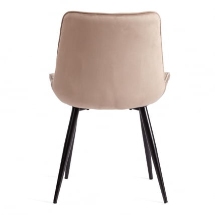 Стул ABRUZZO ( mod. 8060 ) металл/вельвет, 52 х 63 х 85 см, бежевый (HLR 8)/черный_3