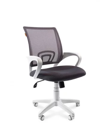 Кресло оператора Chairman 696 white серый_0