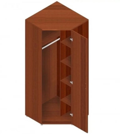 Шкаф угловой для одежды Р.Ш-10 Крафт белый_1