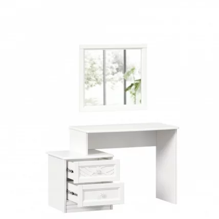 Столик туалетный Джулия с зеркалом Белый_1