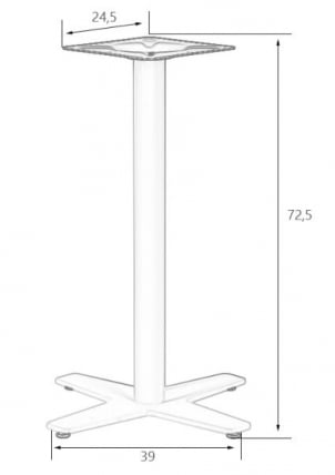 Подстолье обеденное DOBRIN STELLA WHITE_7