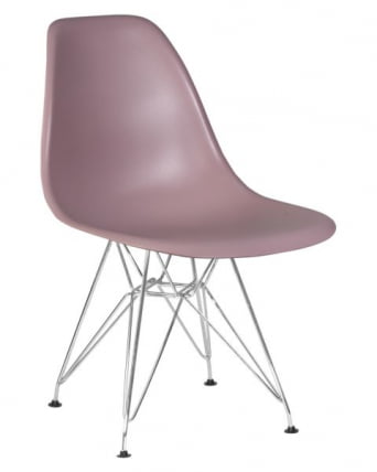 Стул обеденный ДОБРИН ДСР (ножки хром, цвет сиреневый (П-04)) 4 шт / DOBRIN DSR (P-04))_1