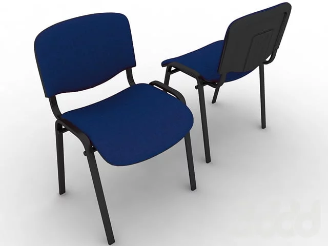 Стул для посетителей Изо В-10 Синее_1