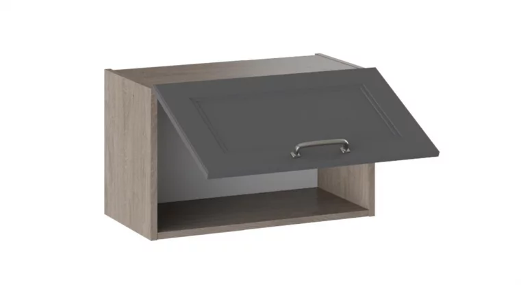 Шкаф навесной Одри В_36-60_1ДО Дуб Сонома трюфель/Серый шелк_1