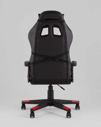 Кресло спортивное TopChairs Warden черно-красный_4