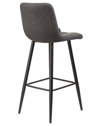 Стул барный ДОБРИН НИCОЛЕ Серая экокожа РУ-08 / DOBRIN NICOLE RU-08_3