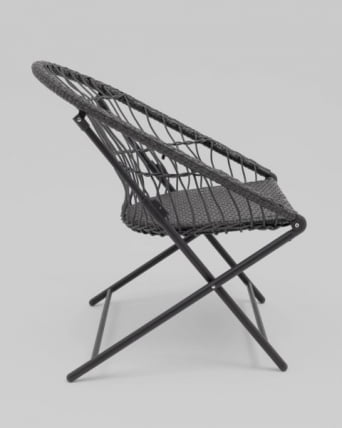 Комплект складной мебели для сада Солей темно-серый / Soley_5