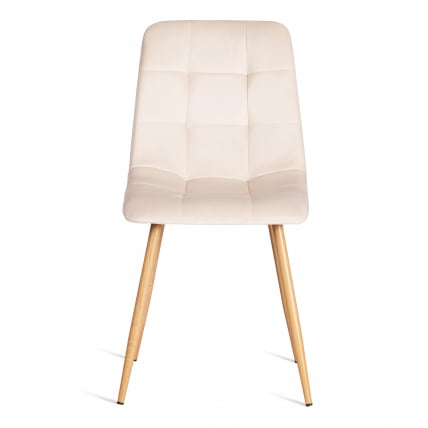 Стул CHILLY (mod. 7094-1) вельвет/металл, 44,5х52,5х86 см, beige (бежевый) HLR2 / натуральный_4