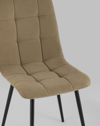 Стул Oliver велюр Капучино_7