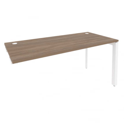 Стол-приставка на П-образном м/к к опорным элементам ОНИКС О.МП-СПР-4.7 Дуб Аризона/Белый / ONIX O.MP-SPR-4.7_0