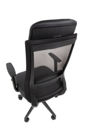 Офисное кресло CХАИРМАН 500 ЛТ (ЛТ) ЭКО экокожа Черный / CHAIRMAN (LT)_4