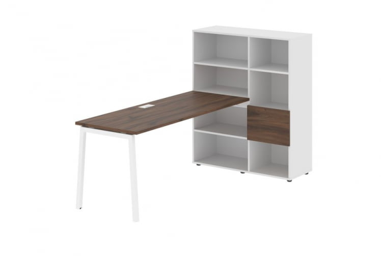 Рабочая станция ЕДИС ЕЛРСТ 1117 Дуб Денвер темный Белый Белый / EDIS ELRST_0