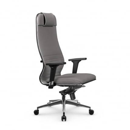 Кресло руководителя Metta L 1m 38К2/2D Infinity Easy Clean (MPES) Комплект 2 Серое_1