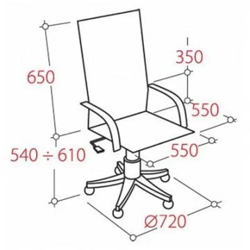 Кресло руководителя EChair-405 235109 Черное_3