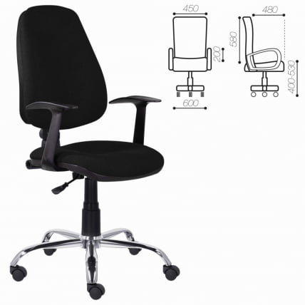 Кресло БРАБИКС Комфорт МГ-322 Черный / BRABIX Comfort MG-322_0