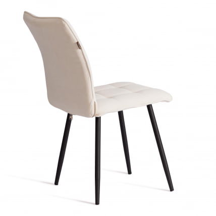 Стул обеденный Бари Бари ЛТ, велюр, молочный/черный, 4, 41х55х89 см / Bari Bari LT,_2