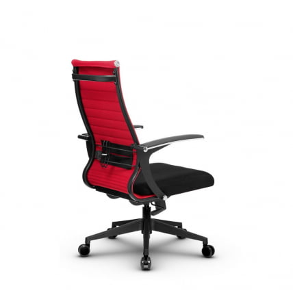 Кресло офисное МЕТТА B 2b 19/U158, Основание 17832 Комплект 4 Красное Черное_2