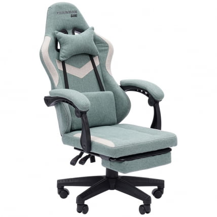 Кресло для геймеров CHAIRMAN GAME CH26 Зеленый-бежевый_0