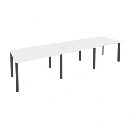 Стол переговорный (3 столешницы) ОНИКС О.МП-ПРГ-3.2 Белый Бриллиант/Антрацит / ONIX O.MP-PRG-3.2_0