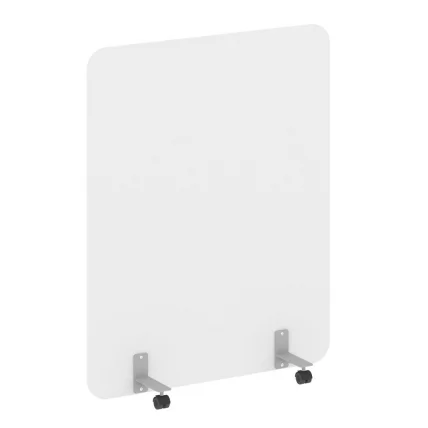 Перегородка на металлических опорах, на роликах R-line DP.R-120-150 Белый Бриллиант_0