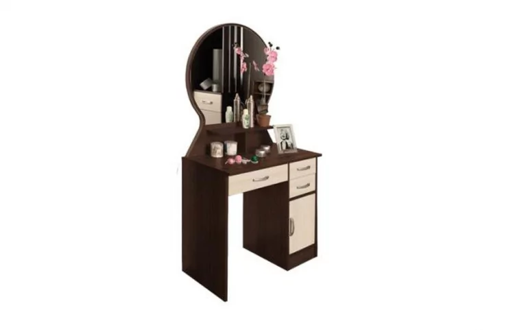 Стол туалетный Надежда-М04 Венге Вудлайн кремовый_0