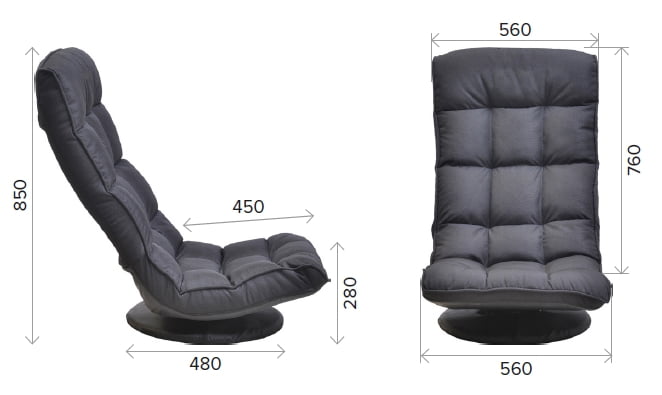 Геймерское кресло Еверпроф ДЖакс Ткань Черный / Everprof Jax_7