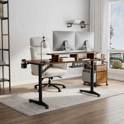 Стол для компьютера (для геймеров) EUREKA GIP 60, Walnut EUREKA GIP 60 Walnut_3