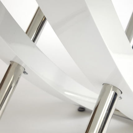 Стол ARNO (mod.EDT-H016) мдф high gloss, закаленное стекло, металл, 120х80х75см, Белый (White)_11