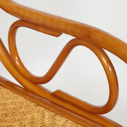 Кресло-качалка МИЛАНО (разборная) / без подушки / ротанг топ куалитй, 58кс136кс103 см, Когнаc (коньяк) / MILANO top quality, 58x136x103 Cognac_9