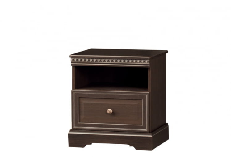 Тумба прикроватная Парма 803 Дуб нортон темный Патина_0