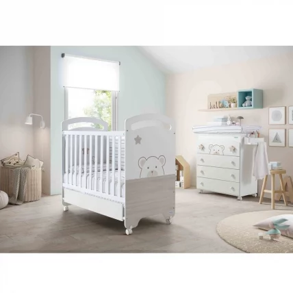 Комод пеленальный Micuna Bubu B-970 White Beige Stars_3