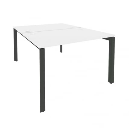 Рабочая станция на П-образном м/к ОНИКС О.МП-Д.РС-2.2.8 Белый Бриллиант/Антрацит / ONIX O.MP-D.RS-2.2.8_0