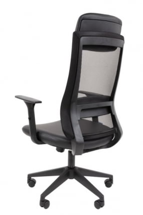 Офисное кресло CХАИРМАН 500 ЛТ (ЛТ) ЭКО экокожа Черный / CHAIRMAN (LT)_7