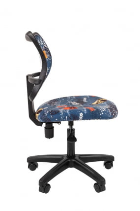 Детское кресло CХАИРМАН КИДС 102 Блаcк Машинки / CHAIRMAN KIDS Black_2