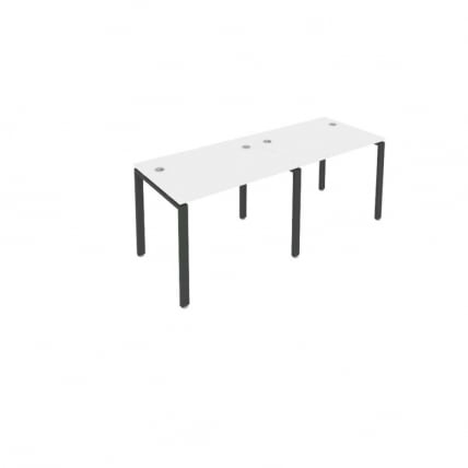 Рабочая станция на 2 раб.места Metal System Б.СМ-2.1 Белый/Антрацит_0