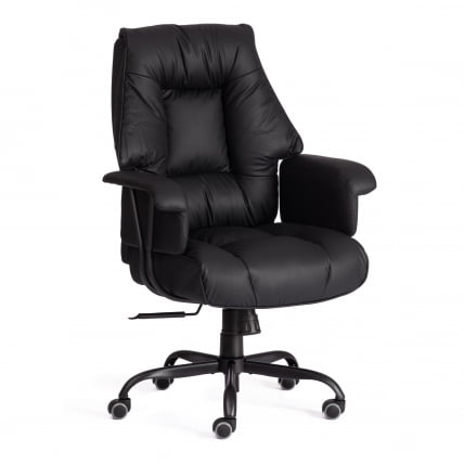 Кресло руководителя БРООКЛЙН кожзам, черный / BROOKLYN_0
