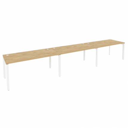 Рабочая станция на П-образном м/к ОНИКС О.МП-РС-3.4.8 Тиквуд Светлый/Белый / ONIX O.MP-RS-3.4.8_0