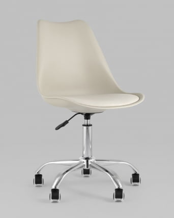 Стул офисный BLOK NEW пластиковый Бежевый_1