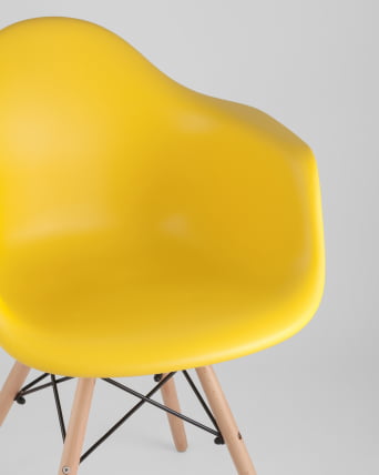 Стул Eames DAW Желтый_8