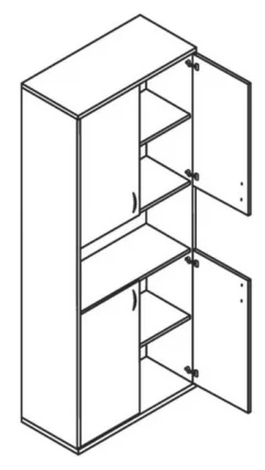 Шкаф СТ-1.5 Французский орех_1
