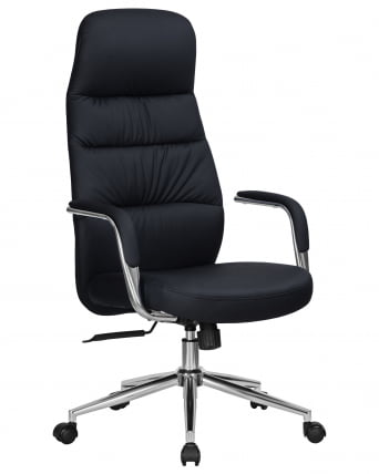 Офисное кресло для руководителей ДОБРИН НЕРО (черный (РКСТ051-21)) / DOBRIN NERO (RXT051-21))_0