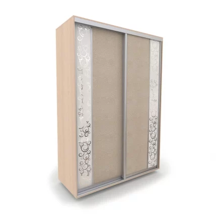 Шкаф-купе 2-х дверный Акцент-Вера КС 1400х600  Дуб молочный_0