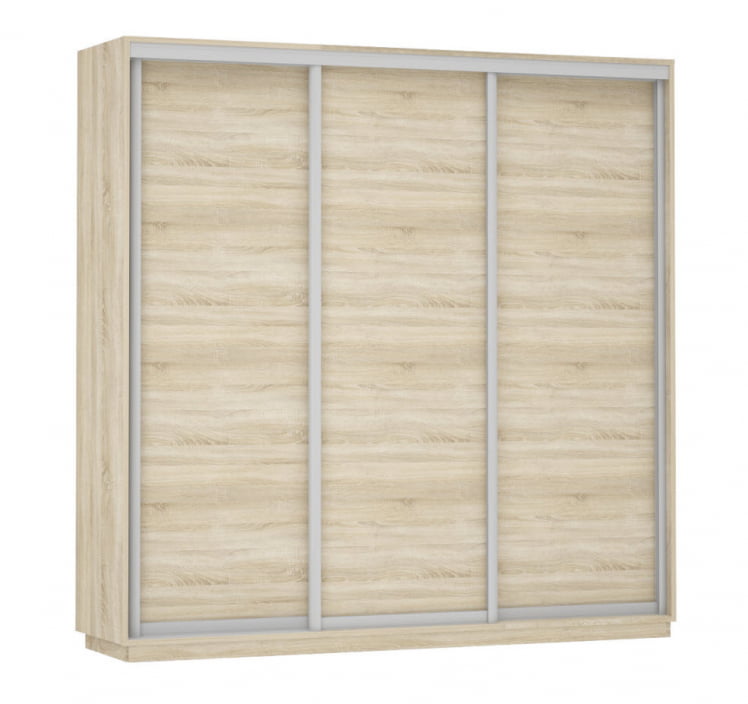 Шкаф-купе трехдверный Экспресс Трио Элемент 2100х2200х Дуб сонома / 2100х2200h_0