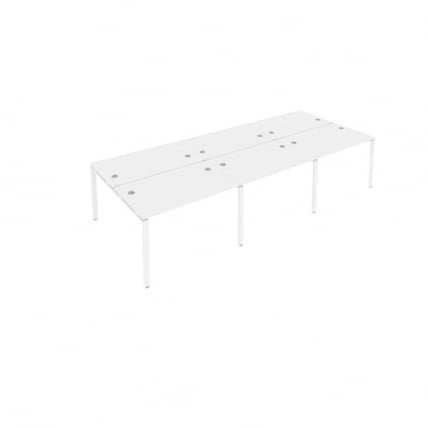 Рабочая станция на 6 раб.места Metal System Б.СМ-6.2 Белый_0