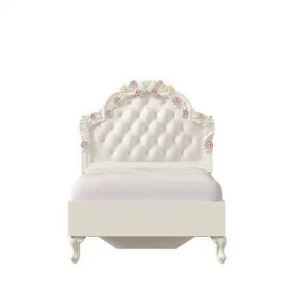 Кровать односпальная 900 Луиза ЛД 665.260.000.001 Алебастр Шампань_1