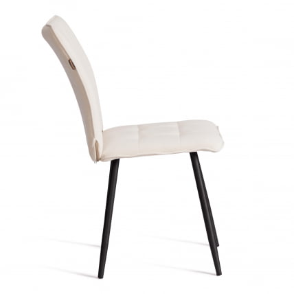 Стул обеденный Бари Бари ЛТ, велюр, молочный/черный, 4, 41х55х89 см / Bari Bari LT,_1